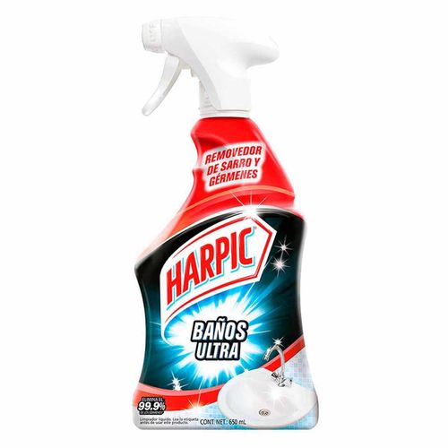Limpiador de Baños Líquido Harpic Ultra 650ml