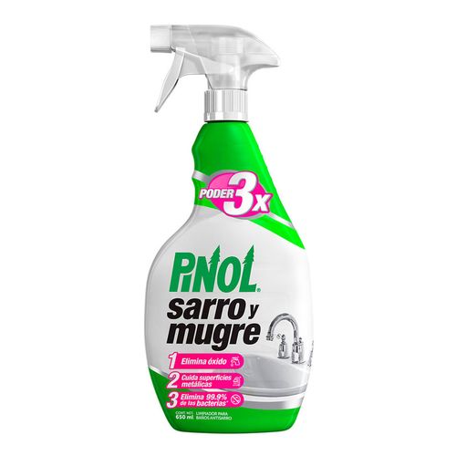 Limpiador de Baños en Spray Pinol Sarro y Mugre 650ml