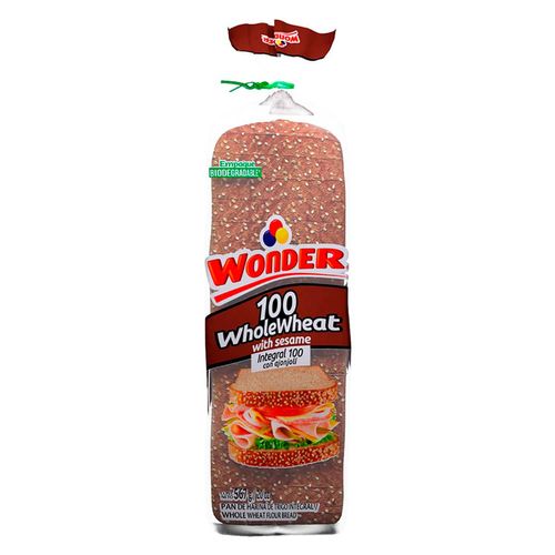 Pan Wonder Integral Con Ajonjoli 567g