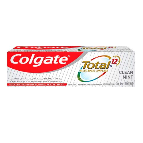 Pasta Dental Colgate Total 12 Clean Mint 100ml
