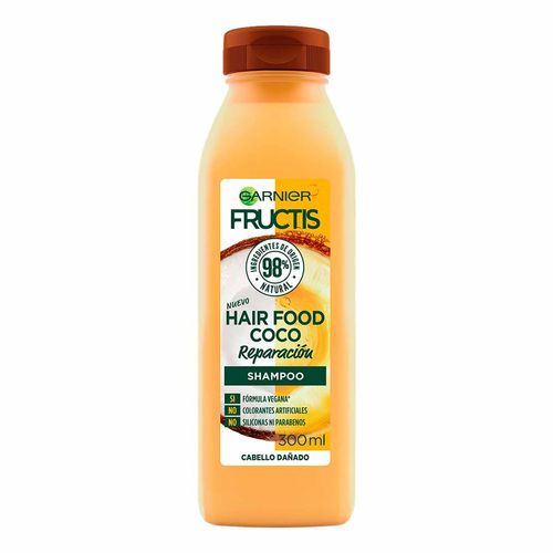 Shampoo Garnier Fructis Hair Food Coco Reparación 300ml