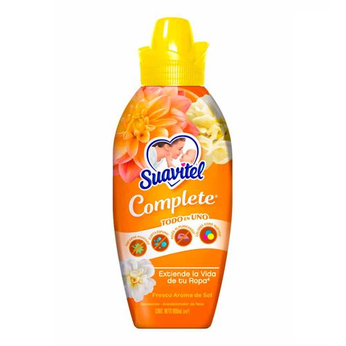 Suavizante de Telas Suavitel Complete Fresco Aroma de Sol 800ml