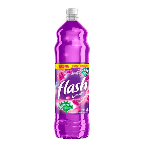 Limpiador Multiusos Flash Líquido Aroma Lavanda 1L