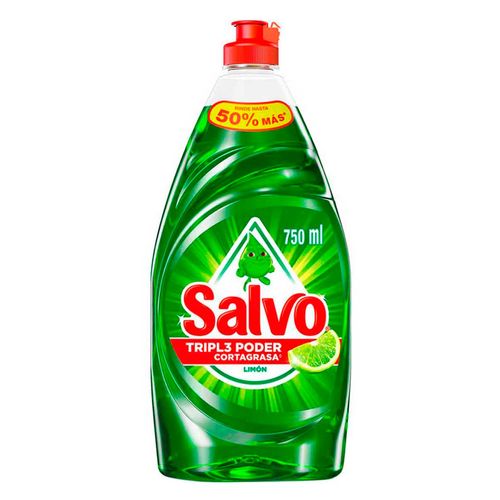 Lavatrastes Líquido Salvo Limón 750ml