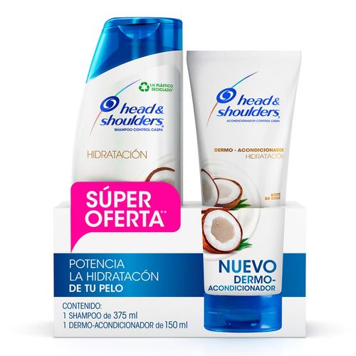 Shampoo Head & Shoulders Aceite de Coco 375ml + Acondicionador 150ml