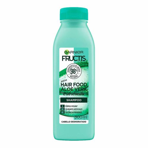 Shampoo Garnier Fructis Hair Food Aloe Vera Hidratación 300ml