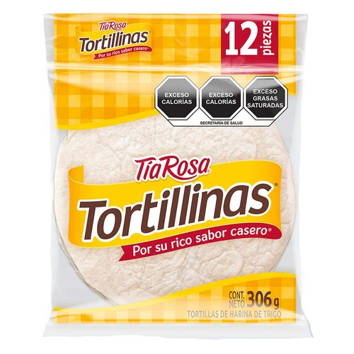 Tortillinas Tia Rosa Paquete de 306g Con 12 Tortillas