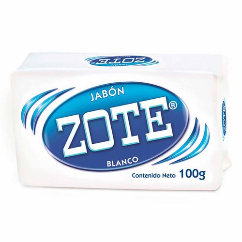Jabón de Lavandería en Barra Zote Blanco 100g