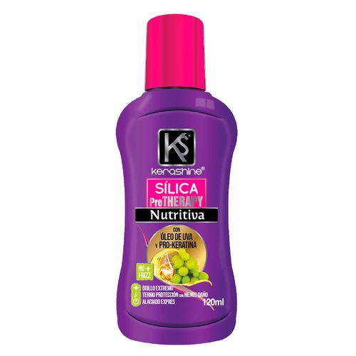 Sílica para Cabello Kerashine Pre-Therapy Uva Nutritiva 120ml