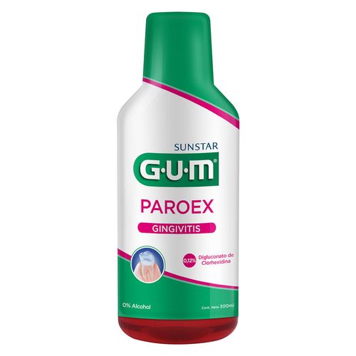 Enjuague Bucal GUM Paroex para Gingivitis 300ml
