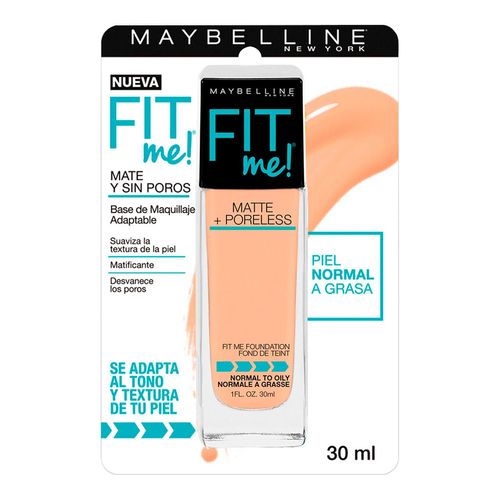 Base de Maquillaje Líquida Maybelline New York Fit Me! 128 Warm Nude 30ml