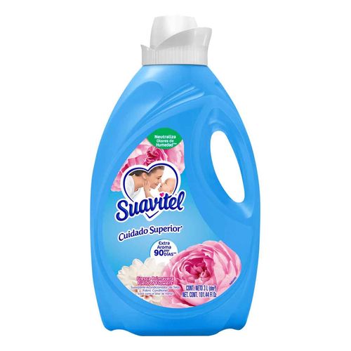 Suavizante de Telas Suavitel Cuidado Superior Fresca Primavera 3L