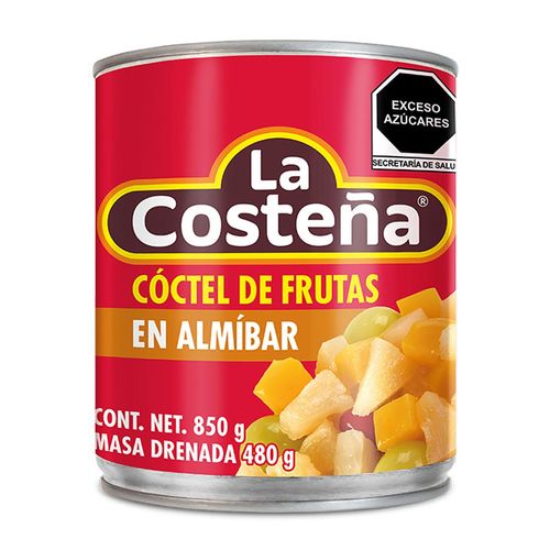 Cóctel de frutas La Costeña en almíbar 850g