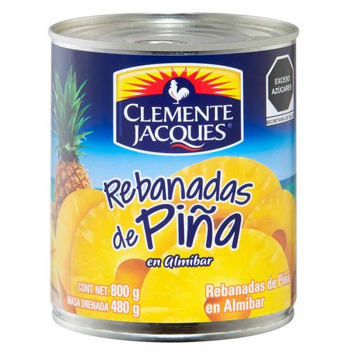 Piña Clemente Jacques Rebanadas en Almíbar 800g