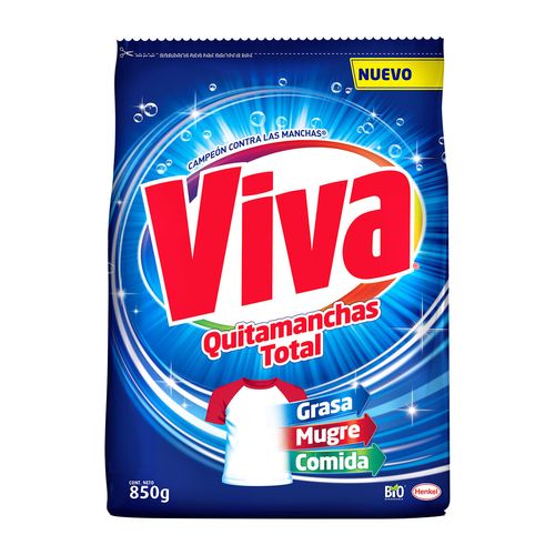 Detergente en Polvo Viva Regular 850g