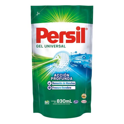 Detergente Líquido Persil Universal Acción Profunda Plus Repuesto 830ml