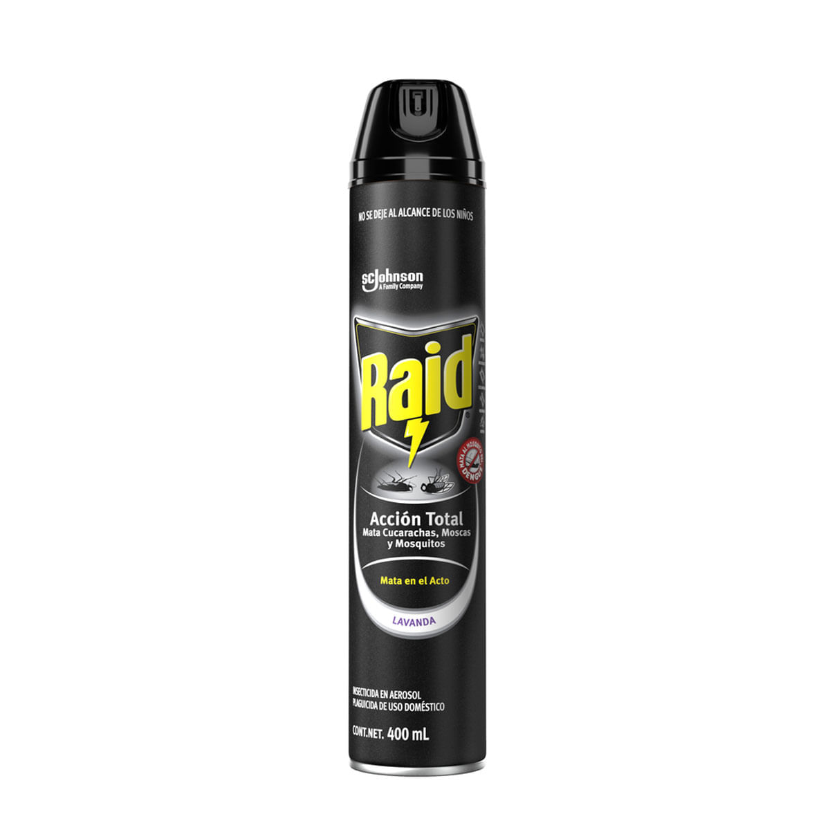 Insecticida en Aerosol Raid Total Lavanda 400ml | Chedraui
