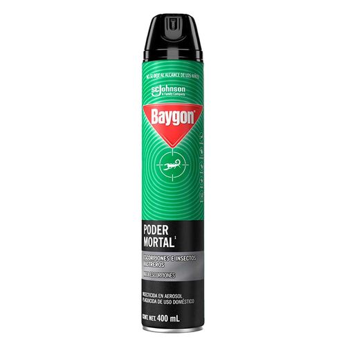 Insecticida en Aerosol Baygon Poder Mortal 400ml