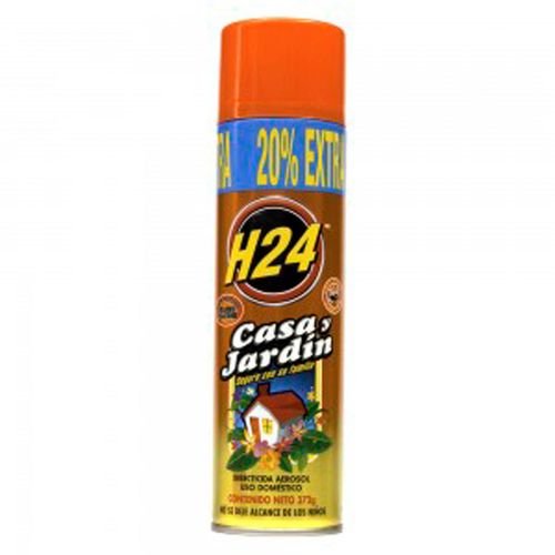 Insecticida en Aerosol H24 Casa y Jardín Mata Insectos Rastreros 372g