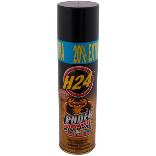 Insecticida en Aerosol H24 Poder Fulminante con Alacranicida 342g