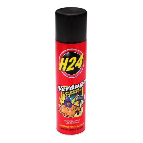 Insecticida en Aerosol H24 Verdugo Mata Chinches e Insectos Voladores 342g