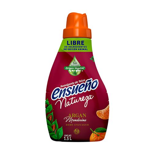 Suavizante de Telas Ensueño Natureza Argán Mandarina 1.5L