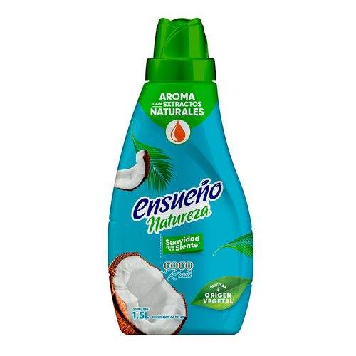 Suavizante de Telas Ensueño Natureza Origen Vegetal Coco + Karite 1.5L
