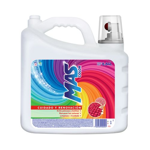 Detergente Líquido MAS Color Colores Intensos 6.64L
