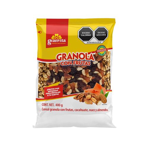 Granola Granvita Tradicional con Frutas 400g