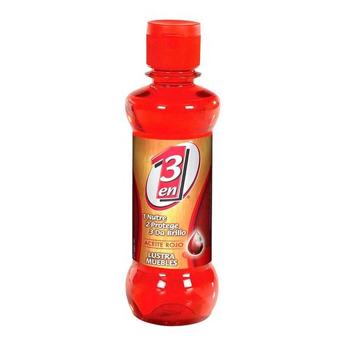 Lustrador de Muebles 3 en 1 Aceite Rojo 240ml