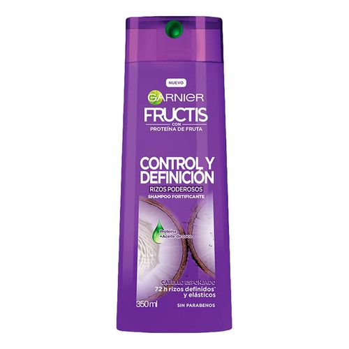 Shampoo Garnier Fructis Control y Definición Rizos Poderosos 350ml