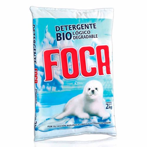 Detergente en Polvo Foca 2Kg