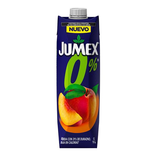 Néctar Jumex 0% Durazno Tetrapack 1L.