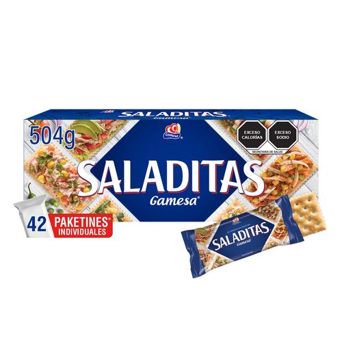 Galletas Gamesa Saladitas Clásicas 42 Paketines 504g