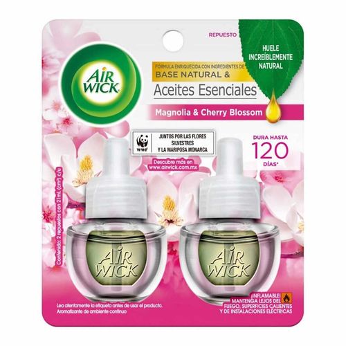 Repuesto para Aromatizante Airwick Aceite Magnolia 2 Repuestos 21ml