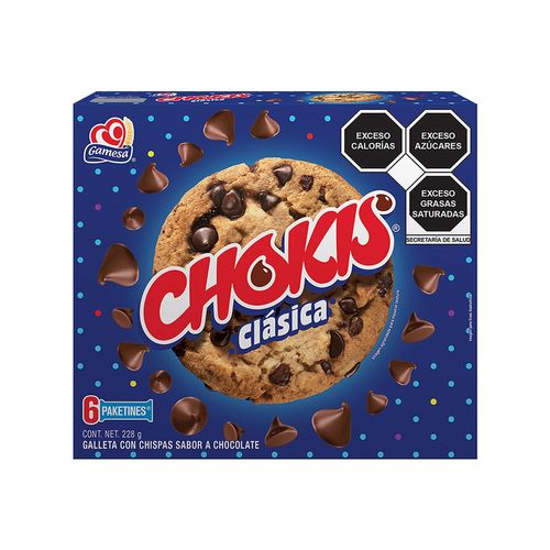 Galletas Gamesa Chokis Chispas de Chocolate 228g