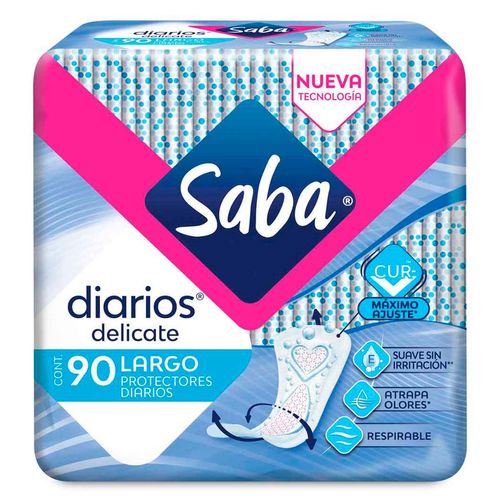 Pantiprotectores Saba Diarios Largos 90 Protectores