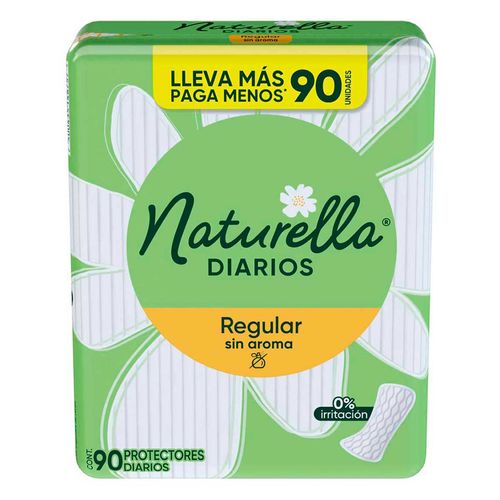 Protectores Diarios Naturella sin Aroma 90 Unidades