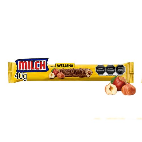 Barquillo Con Relleno A Avellana Sonric's Milch 40g