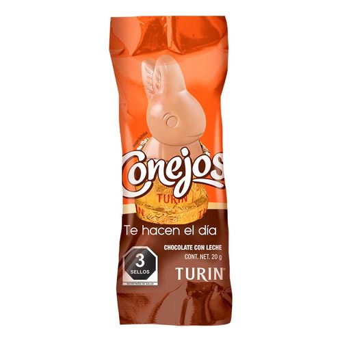 Conejos Chocolates Con Leche 20g