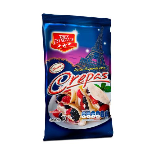 Harina para Crepas Tres Estrellas 150g