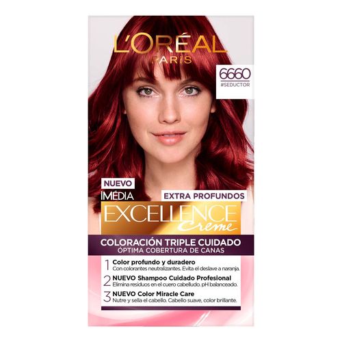 Tinte de Cabello L'Oréal Paris Imédia Excellence Creme 6660 Seductor