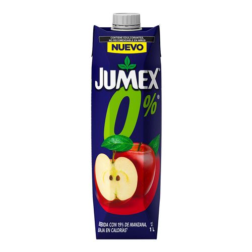 Néctar Jumex 0% sabor manzana tetrapack 1L
