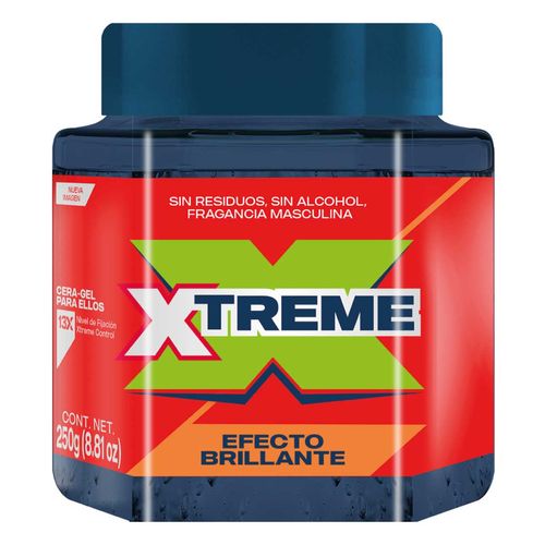 Cera Gel para Peinar Xtreme Efecto Brillante 250g