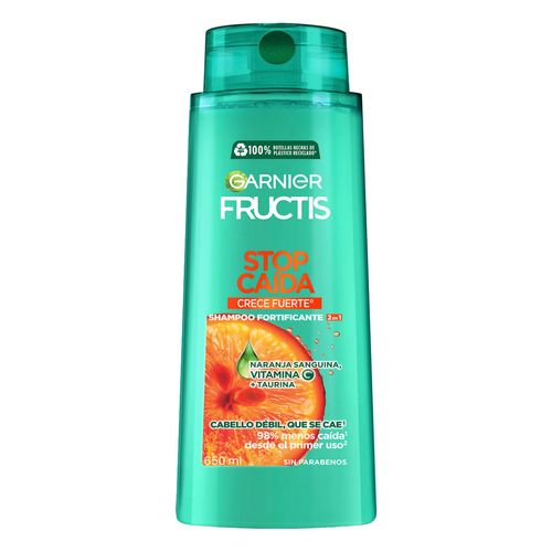 Shampoo 2 en 1 Garnier Fructis Stop Caída Crece Fuerte 650ml