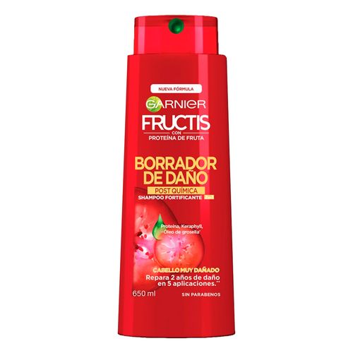 Shampoo Garnier Borrador de Daño Post Química 650ml