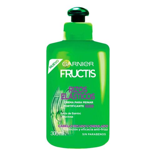 Crema para Peinar Garnier Fructis Rizos Elásticos Efecto Resorte 300ml