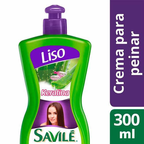 Crema para Peinar Savilé Liso Keratina 300ml