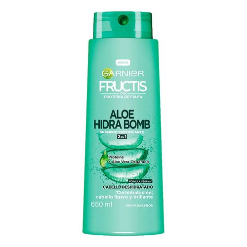 Shampoo con Acondicionador Garnier Fructis Aloe Hidra Bomb 650ml