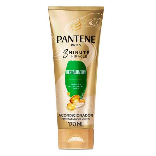 Acondicionador Pantene 3 Minute Miracle Restauración con Perlas Pro-V 170 ml